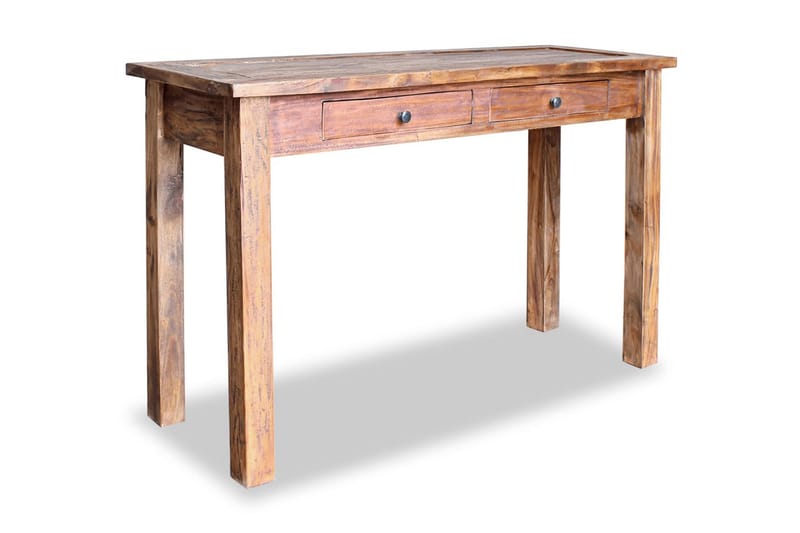 Konsollbord gjennvunnet heltre 123x42x75 cm - Resirkulert Tre - Møbler - Bord - Avlastningsbord - Konsollbord