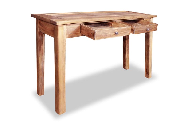 Konsollbord gjennvunnet heltre 123x42x75 cm - Resirkulert Tre - Møbler - Bord - Avlastningsbord - Konsollbord