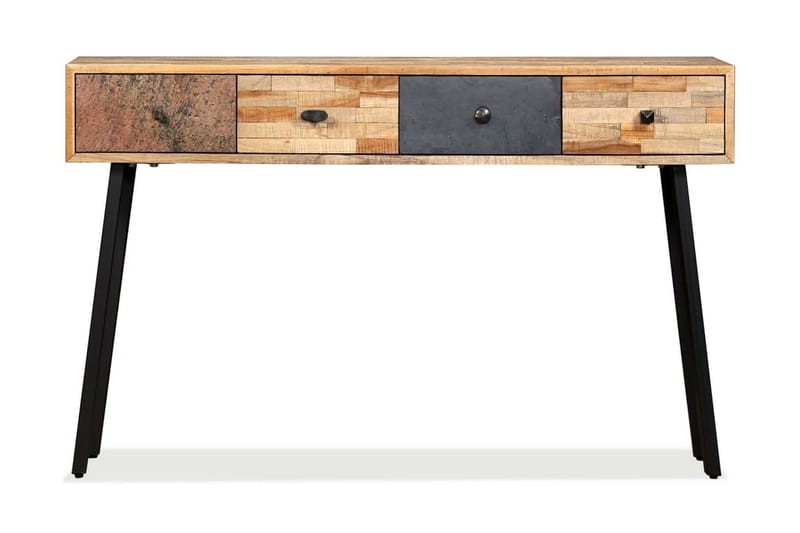 Konsollbord gjenvunnet heltre teak 120x30x76 cm - Møbler - Bord - Avlastningsbord - Konsollbord