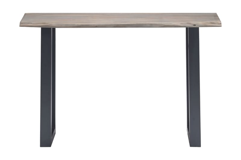 Konsollbord grå 115x35x76 cm heltre akasie og jern - Konsollbord - Gangbord