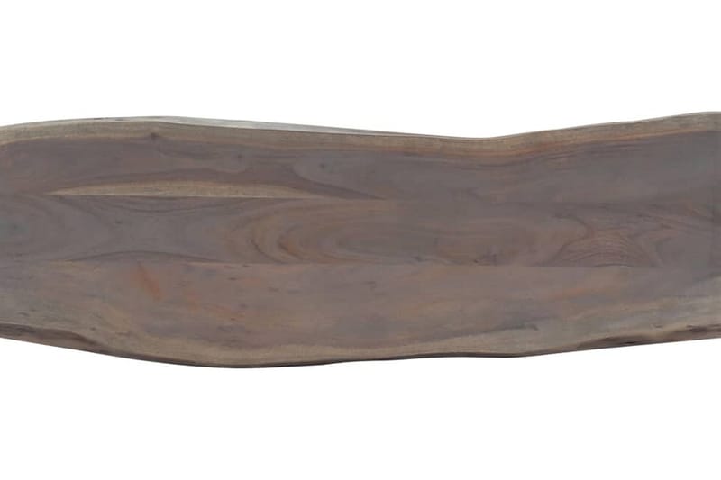 Konsollbord grå 115x35x76 cm heltre akasie og jern - Møbler - Bord - Avlastningsbord - Konsollbord