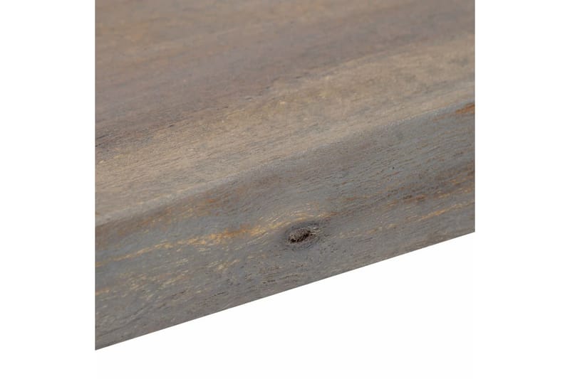 Konsollbord grå 115x35x76 cm heltre akasie og jern - Møbler - Bord - Avlastningsbord - Konsollbord