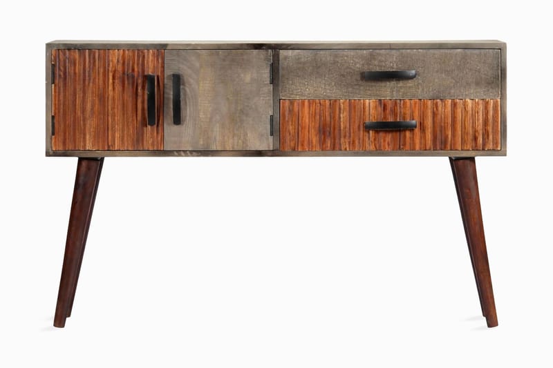 Konsollbord grå 120x35x75 cm grov heltre mango - Grå - Gangbord - Konsollbord
