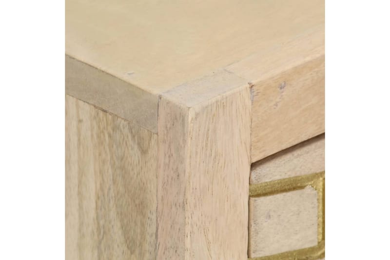 Konsollbord gull 90x30x75 cm heltre mango - Møbler - Bord - Avlastningsbord - Konsollbord
