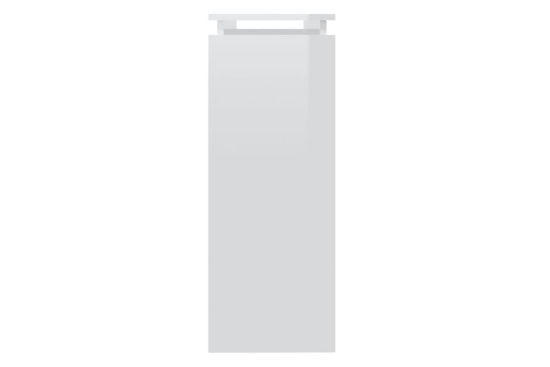 Konsollbord høyglans hvit 102x30x80 cm sponplate - Hvit - Møbler - Bord - Avlastningsbord - Konsollbord