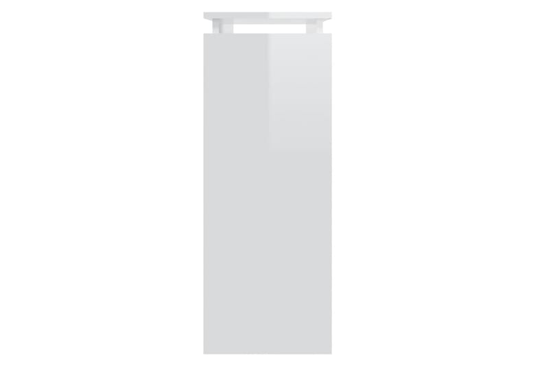 Konsollbord høyglans hvit 80x30x80 cm sponplate - Hvit - Gangbord - Konsollbord