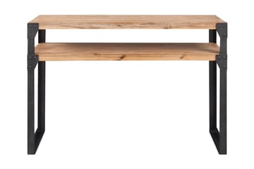 Konsollbord heltre akasie 120x40x85 cm - Akasie/Svart - Møbler - Bord - Avlastningsbord - Konsollbord