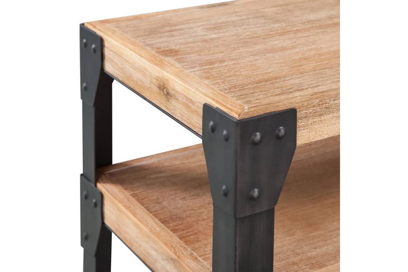 Konsollbord heltre akasie 120x40x85 cm - Akasie/Svart - Møbler - Bord - Avlastningsbord - Konsollbord