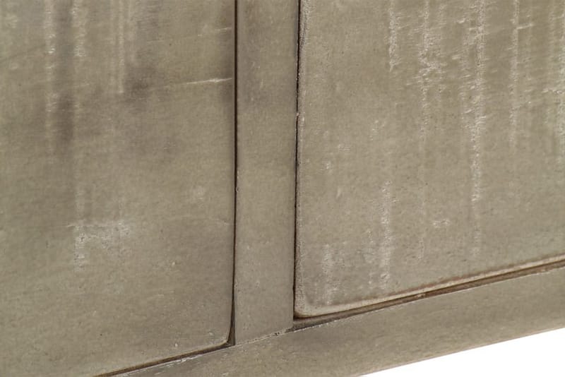 Konsollbord heltre mango grå med messing 110x35x76 cm - Gangbord - Konsollbord