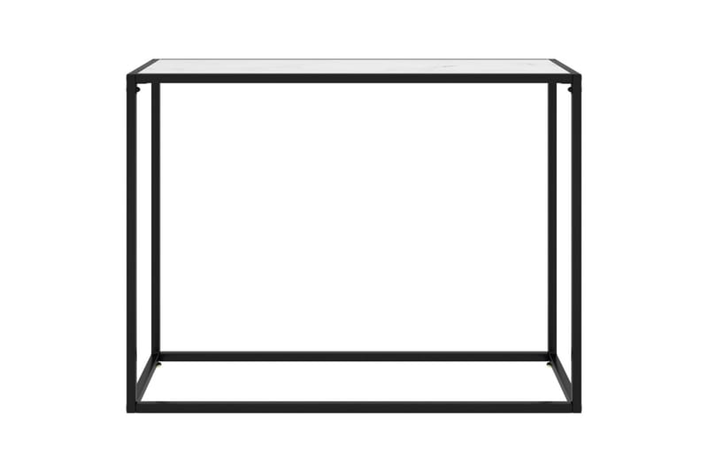 Konsollbord hvit 100x35x75 cm herdet glass - Hvit - Gangbord - Konsollbord
