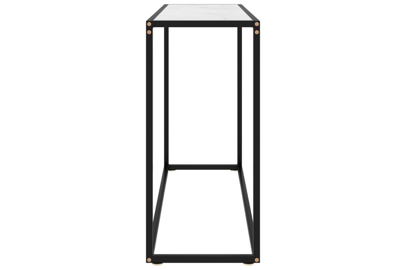 Konsollbord hvit 100x35x75 cm herdet glass - Hvit - Møbler - Bord - Avlastningsbord - Konsollbord