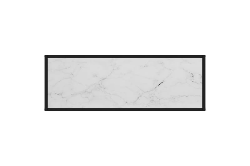 Konsollbord hvit 100x35x75 cm herdet glass - Hvit - Møbler - Bord - Avlastningsbord - Konsollbord