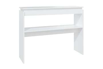 Konsollbord hvit 102x30x80 cm sponplate - Hvit - Møbler - Bord - Avlastningsbord - Konsollbord