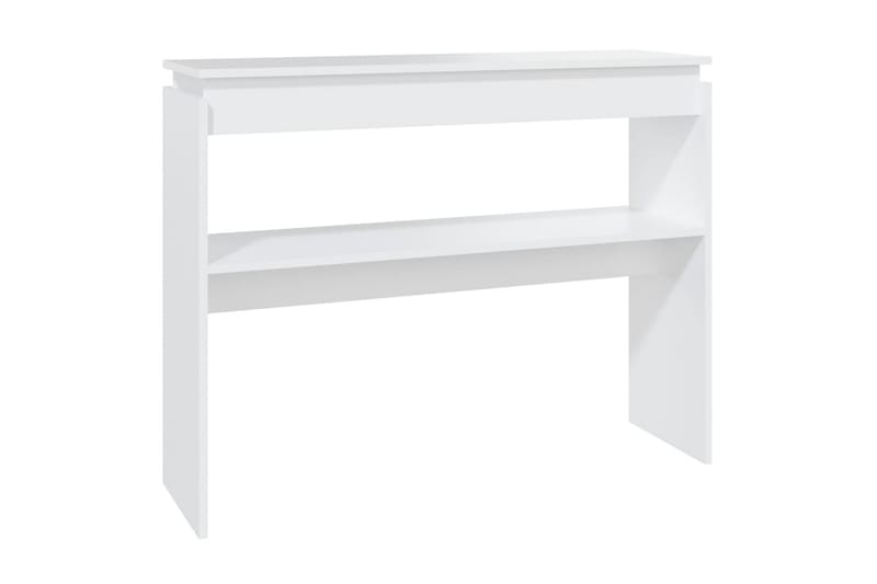 Konsollbord hvit 102x30x80 cm sponplate - Hvit - Møbler - Bord - Avlastningsbord - Konsollbord