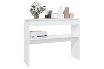 Konsollbord hvit 102x30x80 cm sponplate - Hvit - Møbler - Bord - Avlastningsbord - Konsollbord