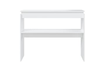 Konsollbord hvit 102x30x80 cm sponplate - Hvit - Møbler - Bord - Avlastningsbord - Konsollbord