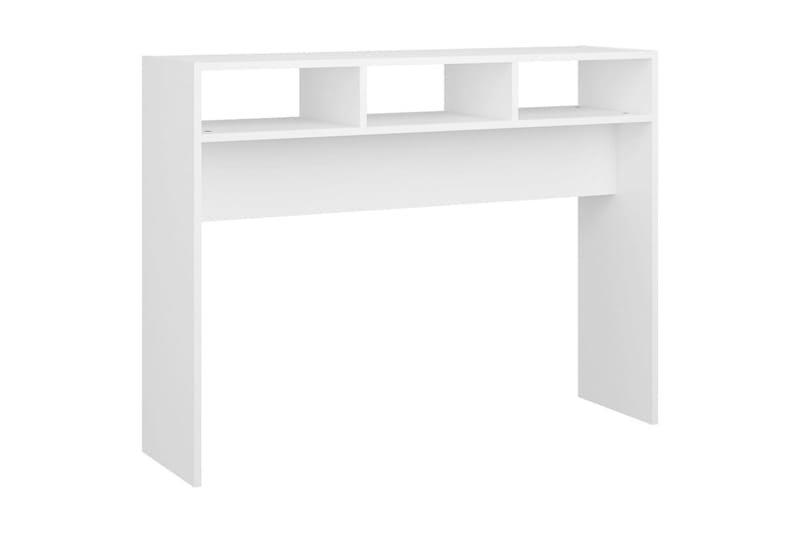 Konsollbord hvit 105x30x80 cm sponplate - Hvit - Møbler - Bord - Avlastningsbord - Konsollbord