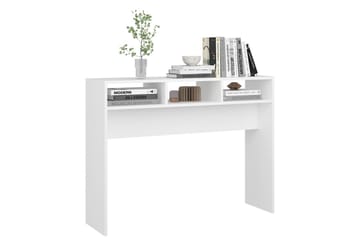 Konsollbord hvit 105x30x80 cm sponplate - Hvit - Møbler - Bord - Avlastningsbord - Konsollbord
