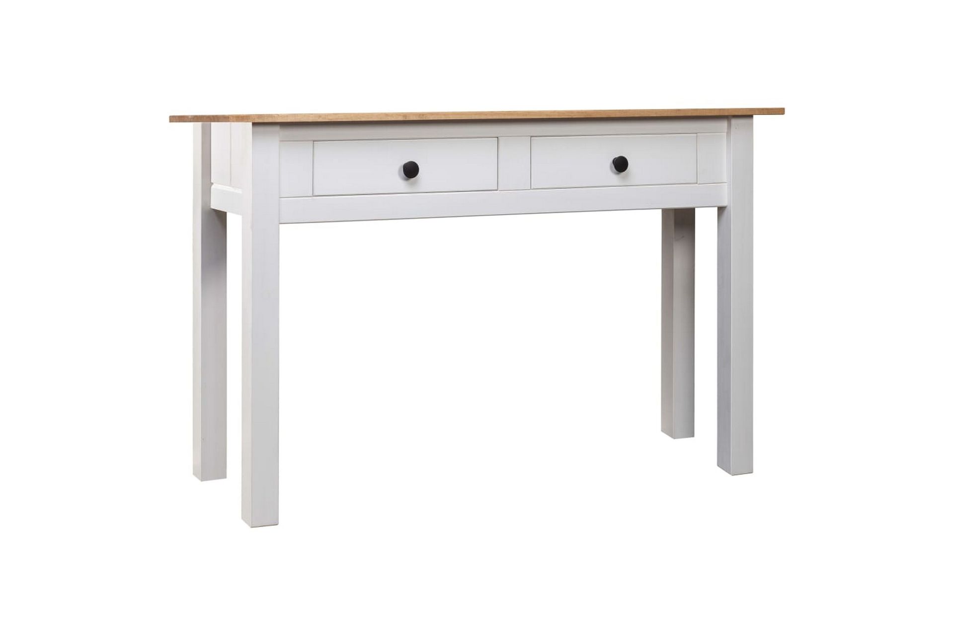 Konsollbord hvit 110x40x72 cm heltre furu Panama Range - Hvit - Møbler - Bord - Avlastningsbord - Konsollbord