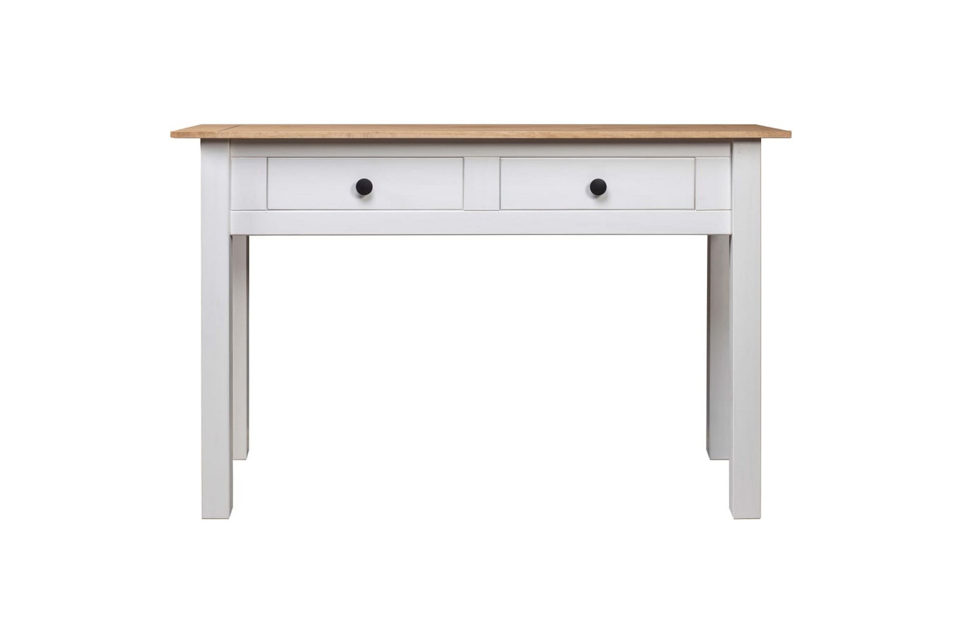 Konsollbord hvit 110x40x72 cm heltre furu Panama Range - Hvit - Møbler - Bord - Avlastningsbord - Konsollbord