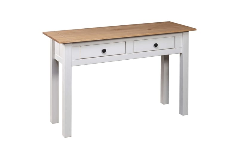 Konsollbord hvit 110x40x72 cm heltre furu Panama Range - Hvit - Møbler - Bord - Avlastningsbord - Konsollbord