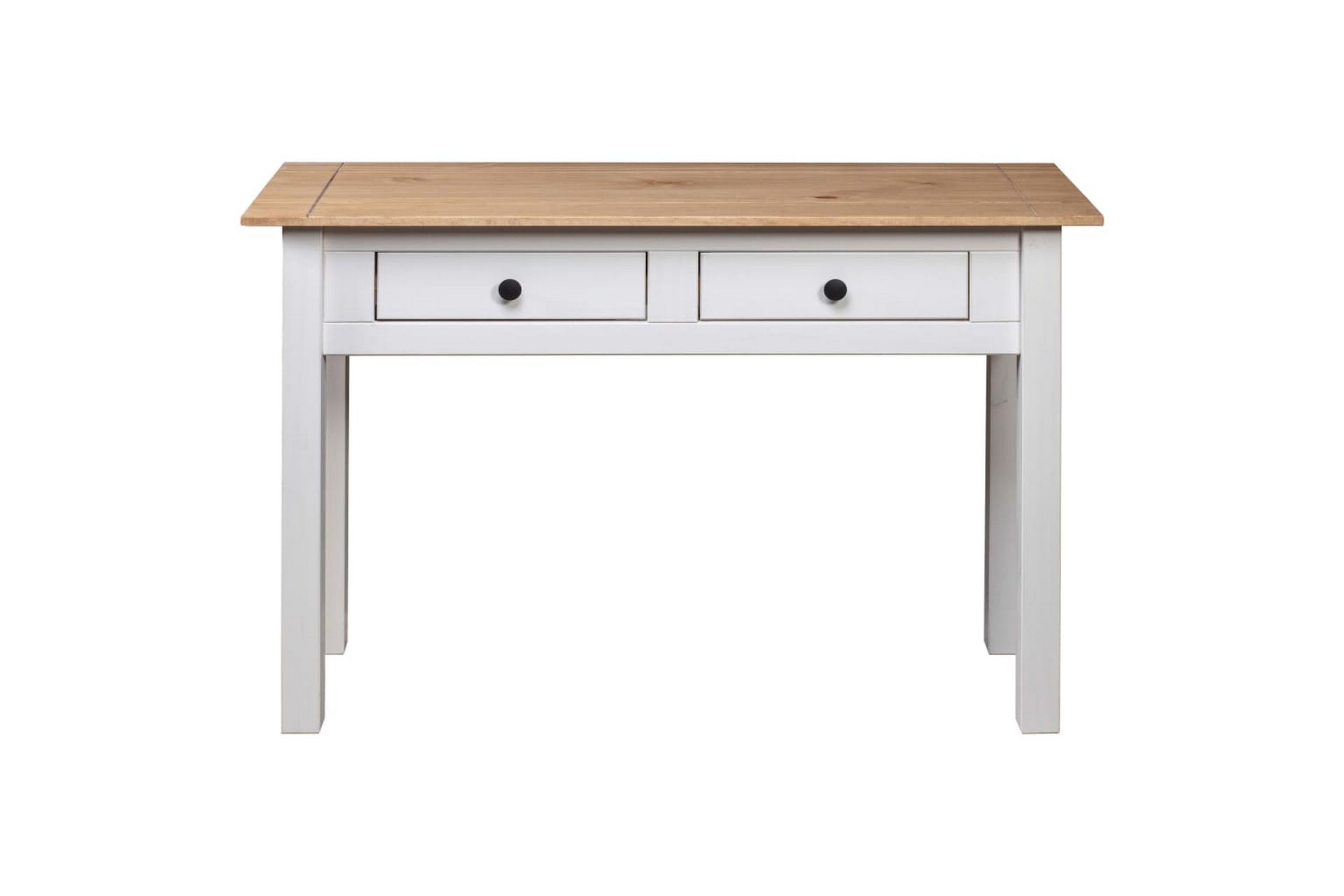 Konsollbord hvit 110x40x72 cm heltre furu Panama Range - Hvit - Møbler - Bord - Avlastningsbord - Konsollbord