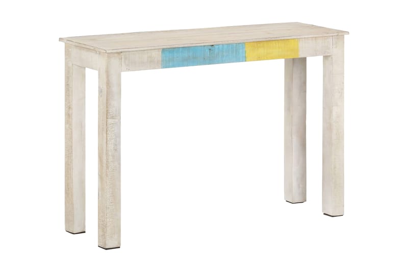Konsollbord hvit 115x35x77 cm grovt mangotre - Hvit - Møbler - Bord - Avlastningsbord - Konsollbord