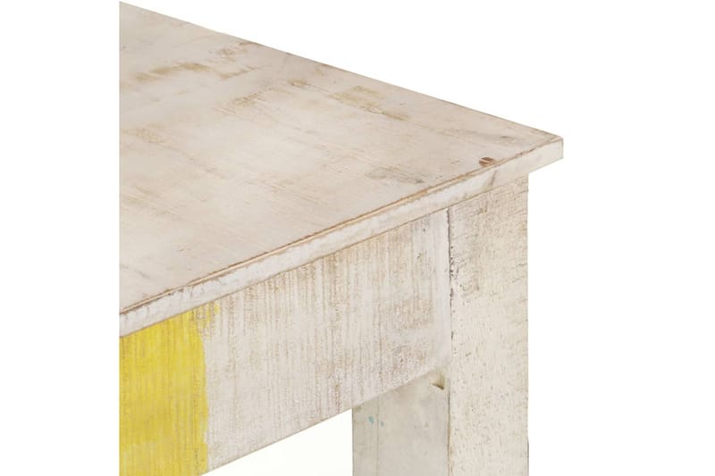 Konsollbord hvit 115x35x77 cm grovt mangotre - Hvit - Gangbord - Konsollbord