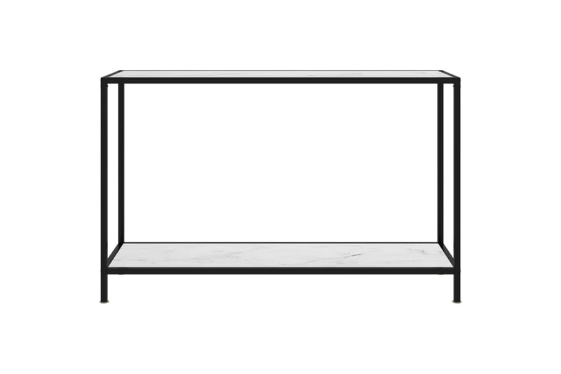 Konsollbord hvit 120x35x75 cm herdet glass - Hvit - Møbler - Bord - Avlastningsbord - Konsollbord