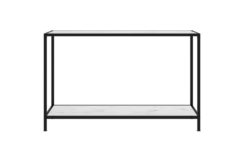 Konsollbord hvit 120x35x75 cm herdet glass - Hvit - Gangbord - Konsollbord