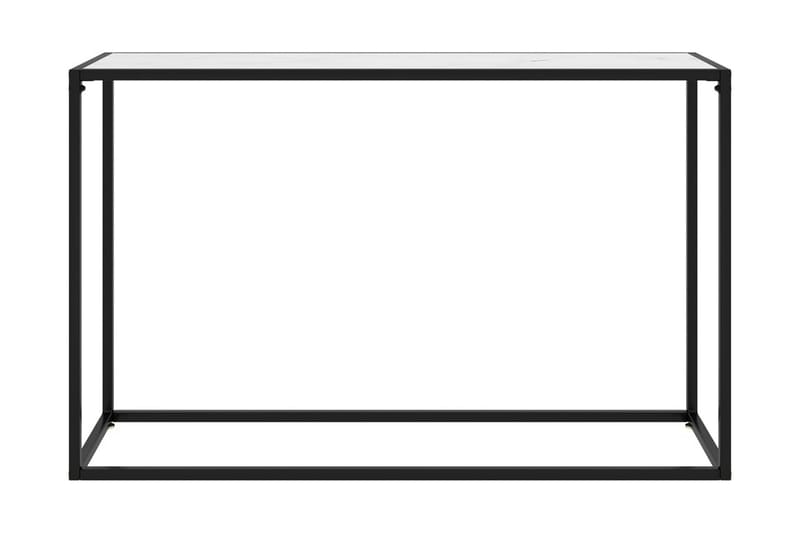 Konsollbord hvit 120x35x75 cm herdet glass - Hvit - Møbler - Bord - Avlastningsbord - Konsollbord