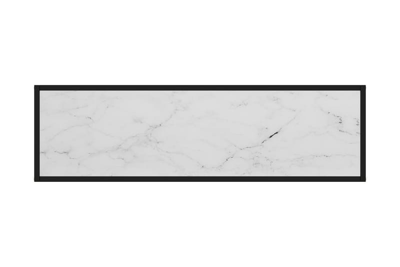 Konsollbord hvit 120x35x75 cm herdet glass - Hvit - Møbler - Bord - Avlastningsbord - Konsollbord