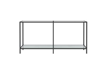 Konsollbord hvit 160x35x75,5 cm herdet glass - Hvit - Møbler - Bord - Avlastningsbord - Konsollbord