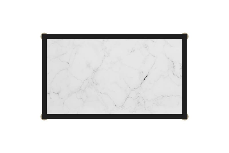 Konsollbord hvit 60x35x75 cm herdet glass - Hvit - Møbler - Bord - Avlastningsbord - Konsollbord