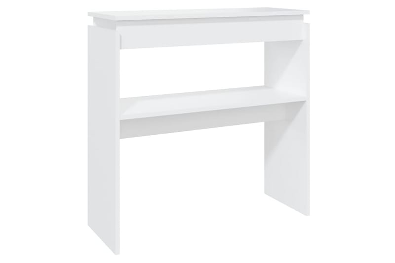 Konsollbord hvit 80x30x80 cm sponplate - Hvit - Møbler - Bord - Avlastningsbord - Konsollbord