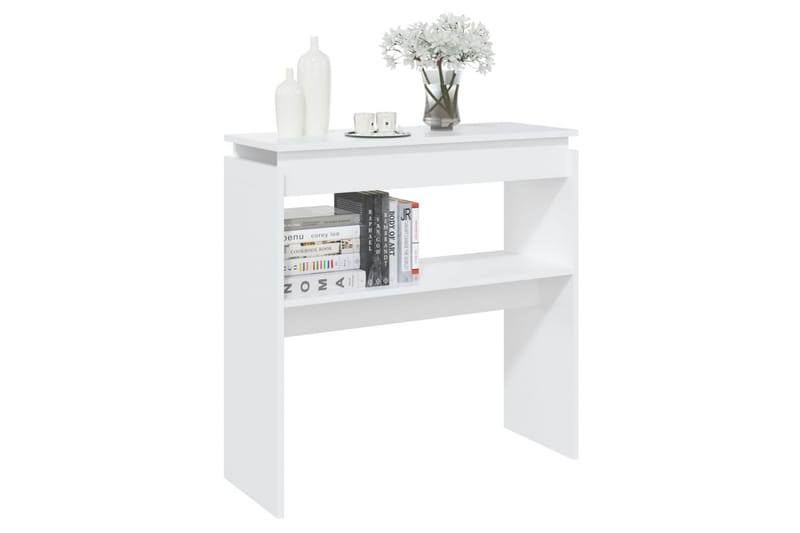 Konsollbord hvit 80x30x80 cm sponplate - Hvit - Møbler - Bord - Avlastningsbord - Konsollbord