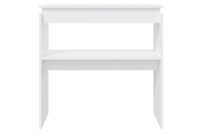 Konsollbord hvit 80x30x80 cm sponplate - Hvit - Møbler - Bord - Avlastningsbord - Konsollbord
