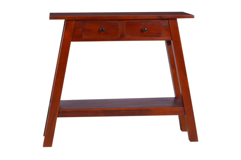 Konsollbord klassisk brun 90x30x75 cm heltre mahogni - Brun - Møbler - Bord - Avlastningsbord - Konsollbord