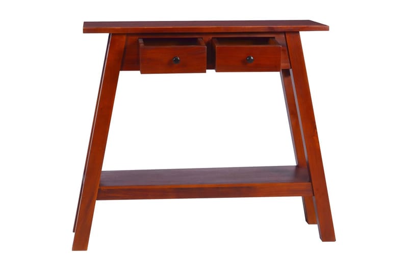Konsollbord klassisk brun 90x30x75 cm heltre mahogni - Brun - Møbler - Bord - Avlastningsbord - Konsollbord