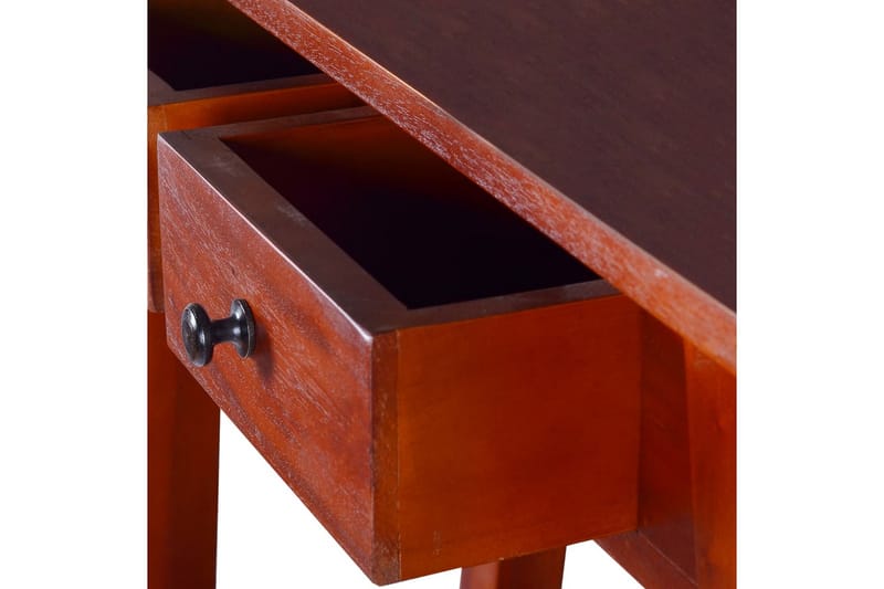 Konsollbord klassisk brun 90x30x75 cm heltre mahogni - Brun - Møbler - Bord - Avlastningsbord - Konsollbord