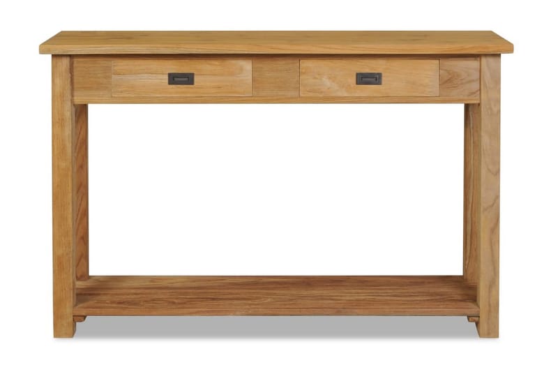 Konsollbord massiv teak 120x30x80 cm - Teak - Gangbord - Konsollbord