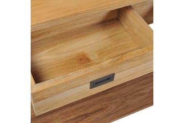 Konsollbord massiv teak 120x30x80 cm - Teak - Møbler - Bord - Avlastningsbord - Konsollbord