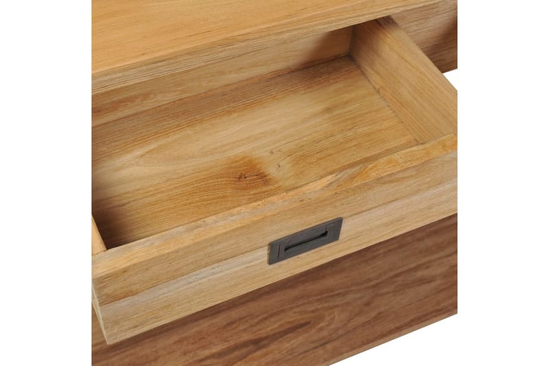Konsollbord massiv teak 120x30x80 cm - Teak - Møbler - Bord - Avlastningsbord - Konsollbord
