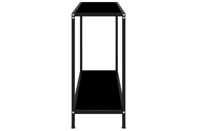 Konsollbord svart 100x35x75 cm herdet glass - Svart - Møbler - Bord - Avlastningsbord - Konsollbord