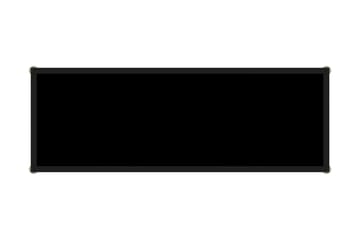 Konsollbord svart 100x35x75 cm herdet glass - Svart - Møbler - Bord - Avlastningsbord - Konsollbord
