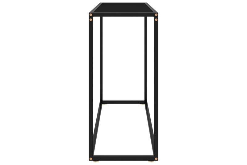 Konsollbord svart 100x35x75 cm herdet glass - Svart - Møbler - Bord - Avlastningsbord - Konsollbord