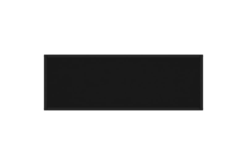 Konsollbord svart 100x35x75 cm herdet glass - Svart - Møbler - Bord - Avlastningsbord - Konsollbord