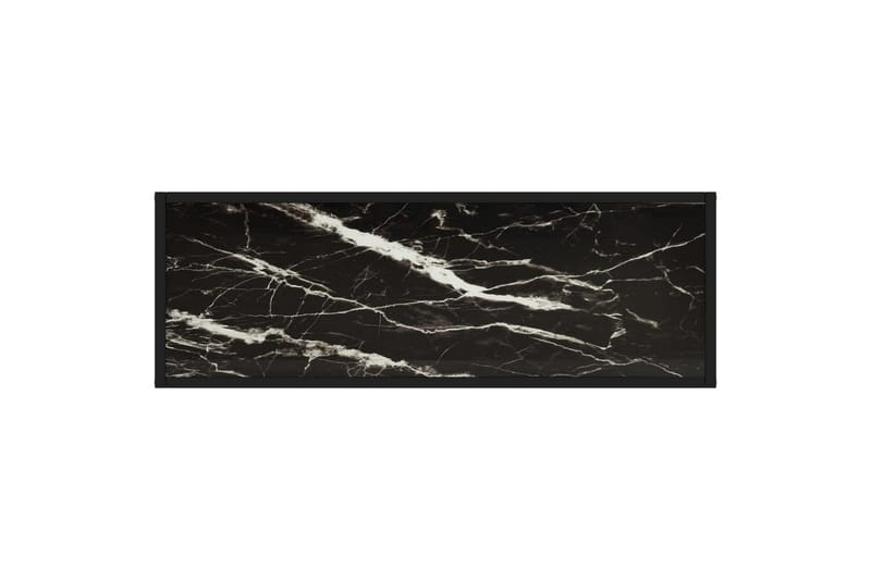 Konsollbord svart 100x35x75 cm herdet glass - Svart - Møbler - Bord - Avlastningsbord - Konsollbord