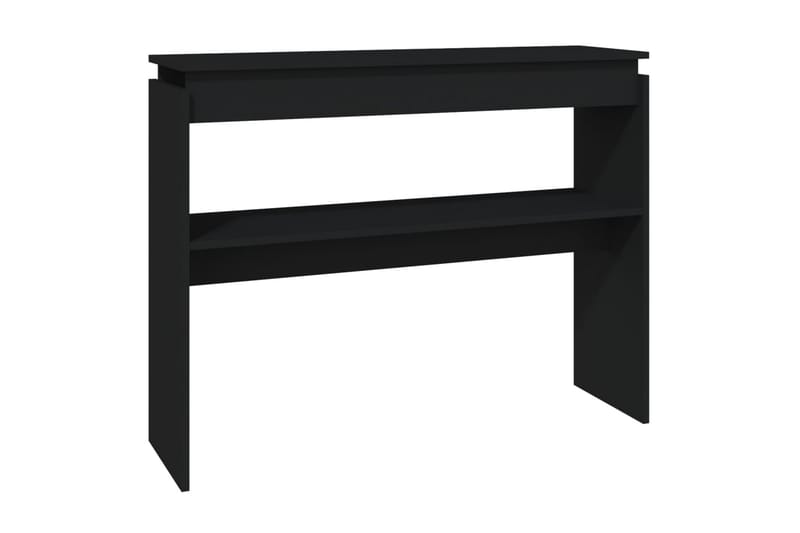 Konsollbord svart 102x30x80 cm sponplate - Svart - Møbler - Bord - Avlastningsbord - Konsollbord