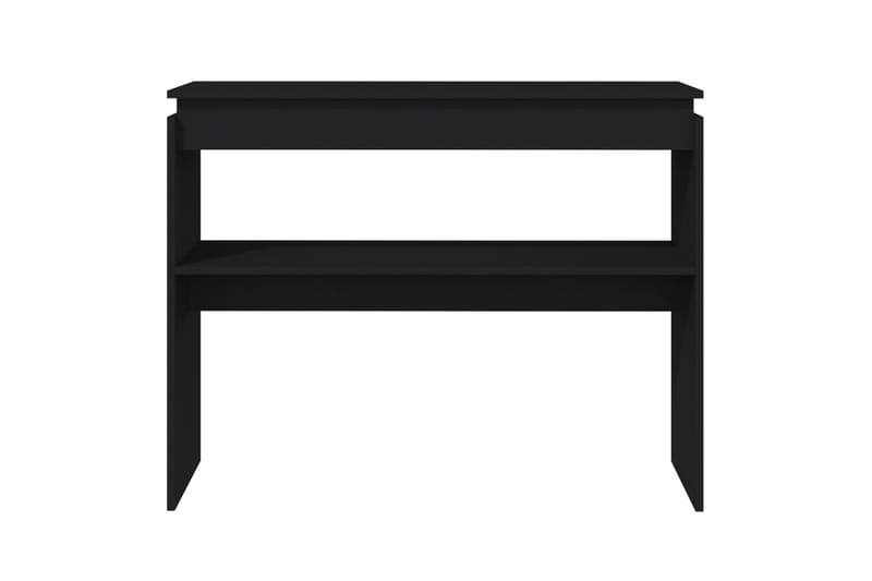 Konsollbord svart 102x30x80 cm sponplate - Svart - Møbler - Bord - Avlastningsbord - Konsollbord